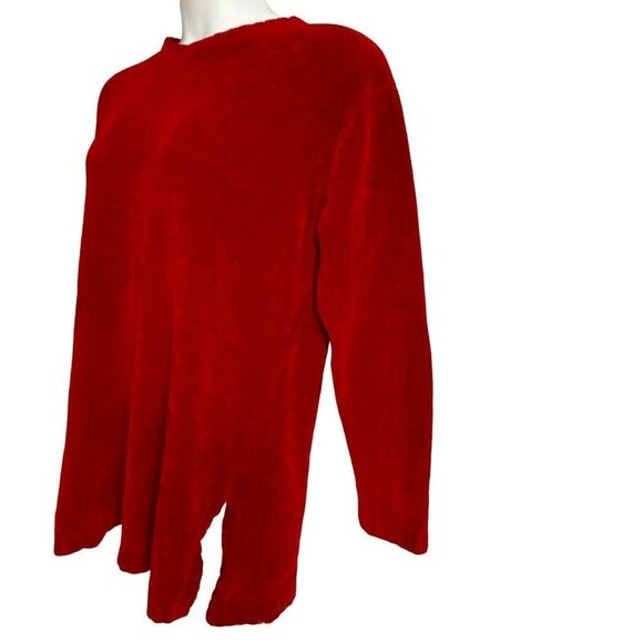 Express Tricot Red Acrylic Tunic Sweater Small - Picture 5 of 7